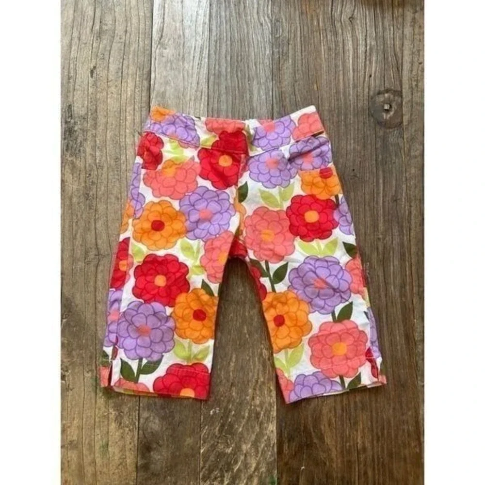 GYMBOREE PRETTY POSIES FLORAL PRINT BERMUDA SHORTS‎ 2T new